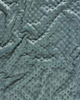 Dot minkee fleece Eucalyptus Green - Tissushop