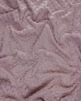 Dot minkee fleece Powder Pink - Tissushop