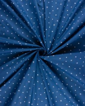 Stars cotton popelin Dark Blue - Tissushop