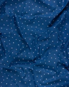 Stars cotton popelin Dark Blue - Tissushop