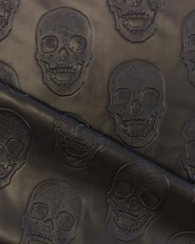 Imitation leather skull printed Black - Tissushop