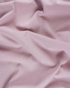 Openwork dyed cotton popelin Powder Pink - Tissushop