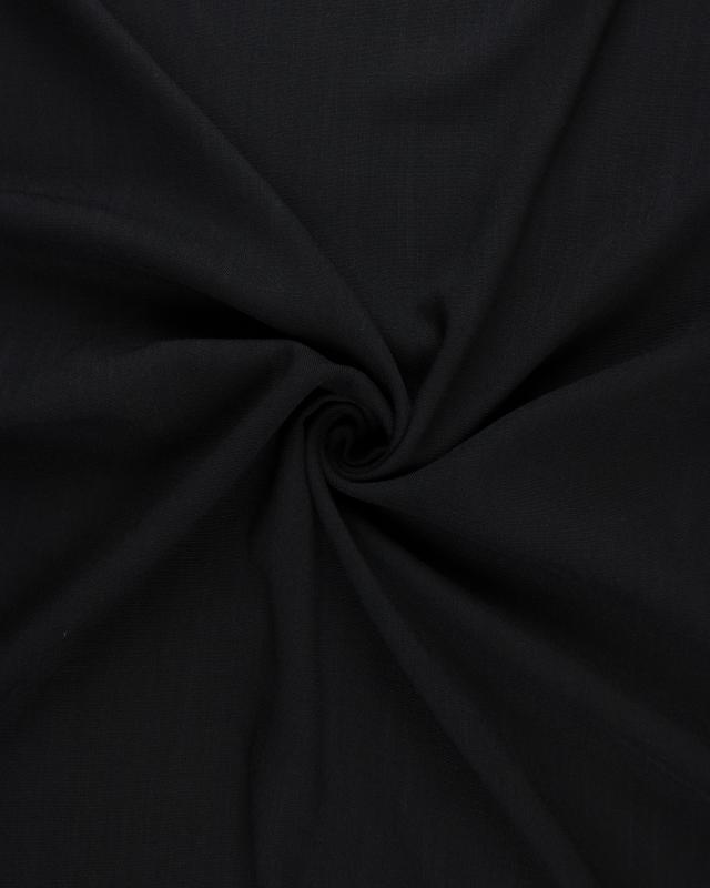 Viscose stretch Noir - Tissushop