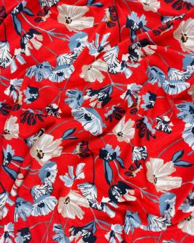 Poppy jersey Vermillon - Tissushop