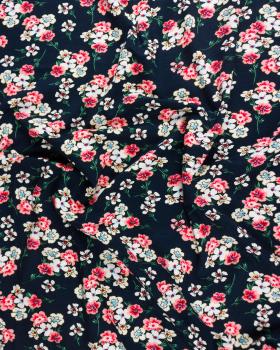 Flowery jersey Navy Blue - Tissushop