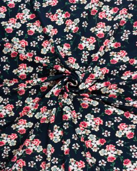 Flowery jersey Navy Blue - Tissushop