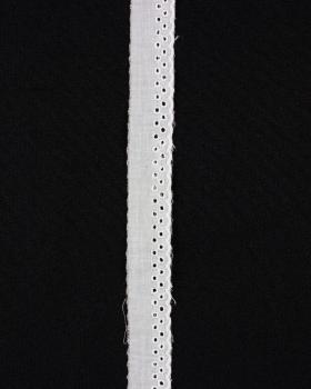 English embroidery lace 26mm White - Tissushop