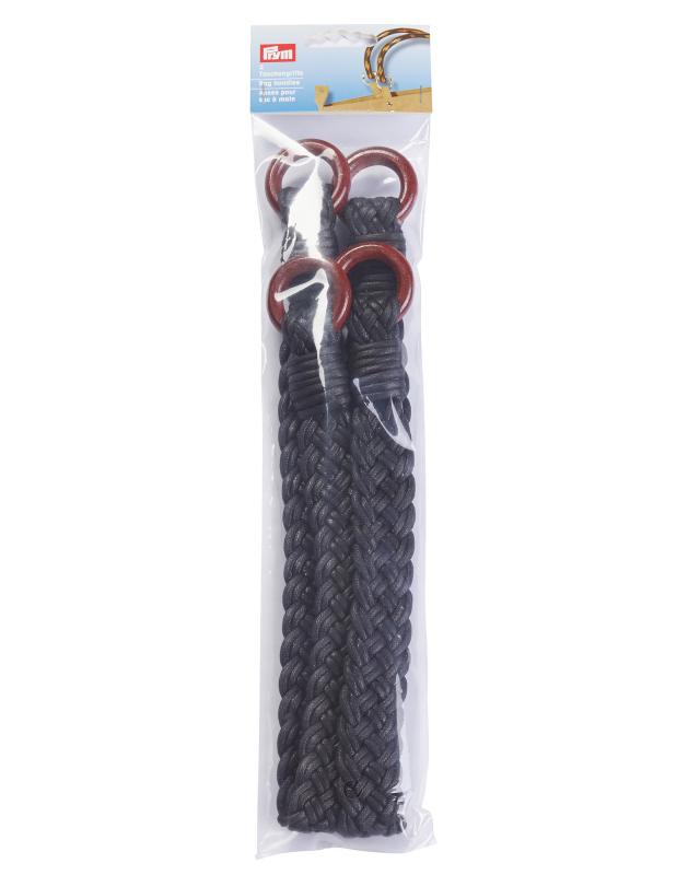 Claudia Prym bag handles (x2) Black - Tissushop