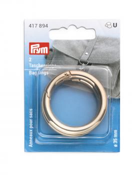 Bag rings 35mm Prym (x2) Gold - Tissushop