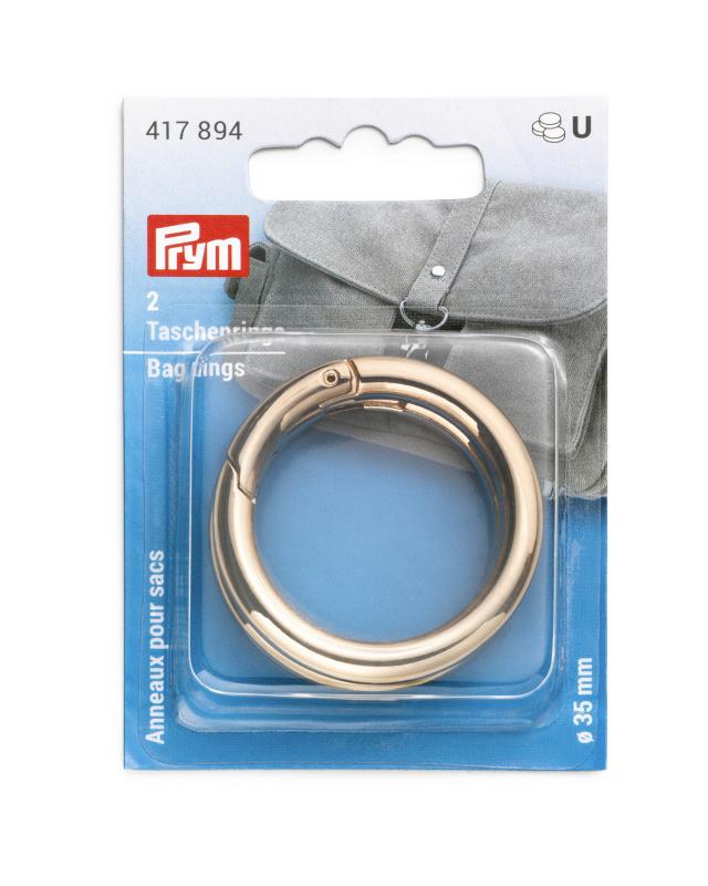 Bag rings 35mm Prym (x2) Gold - Tissushop