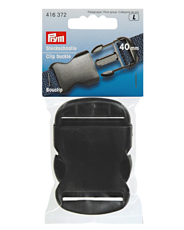 Clip buckle Prym 40mm (x1) Black - Tissushop