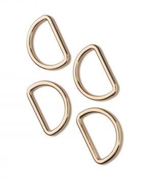 D-rings 25 mm Prym (x4) Gold - Tissushop