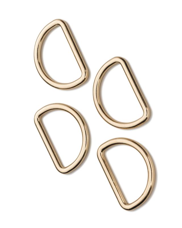 D-rings 25 mm Prym (x4) Gold - Tissushop