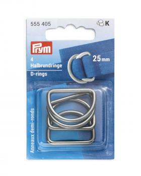 D-rings 25 mm Prym (x4) Metal - Tissushop