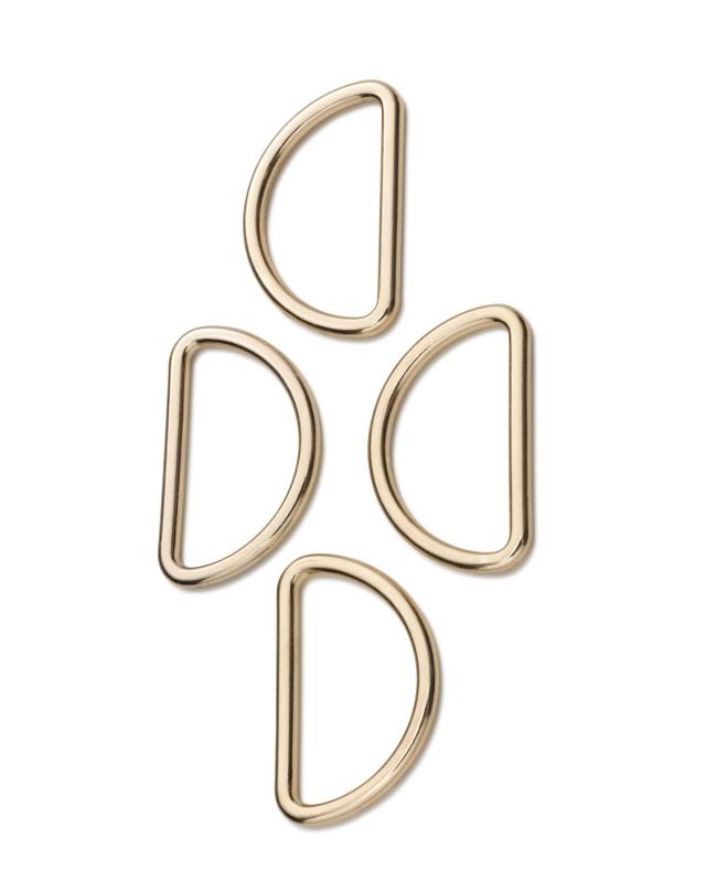 Anneaux demi-ronds 30 mm Prym (x4) Or - Tissushop