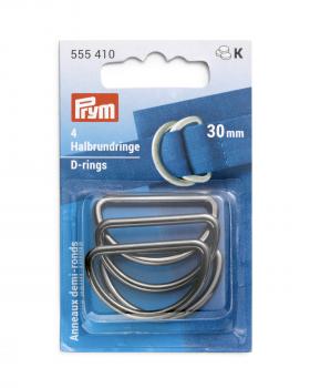 D-rings 30 mm Prym (x4) Metal - Tissushop