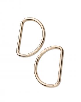 D-rings 40 mm Prym (x2) Gold - Tissushop