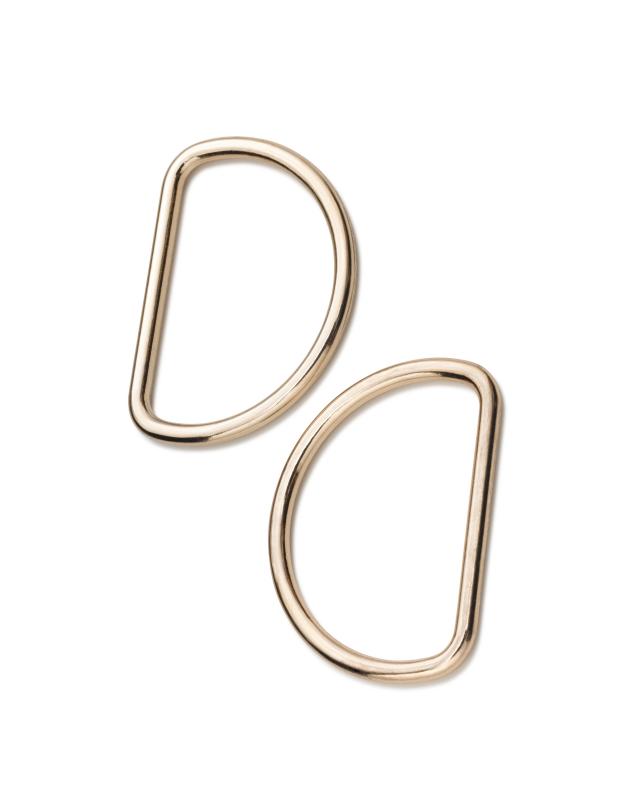 D-rings 40 mm Prym (x2) Gold - Tissushop