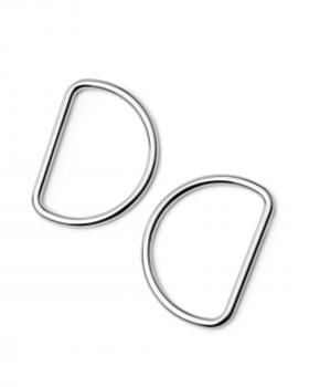 D-rings 40 mm Prym (x2) Silver - Tissushop