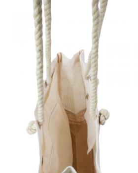 Miami Jute Beach Bag Off White - Tissushop