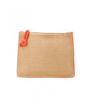 Pochette en jute Ibiza Naturel - Tissushop