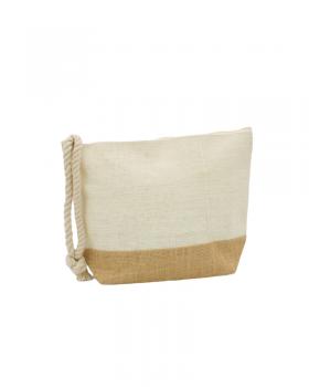 Pochette en jute Miami Blanc Cassé - Tissushop