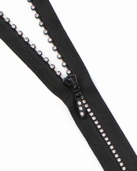 Fermeture éclair inséparable strass Prym Z83 35cm Noir - Tissushop