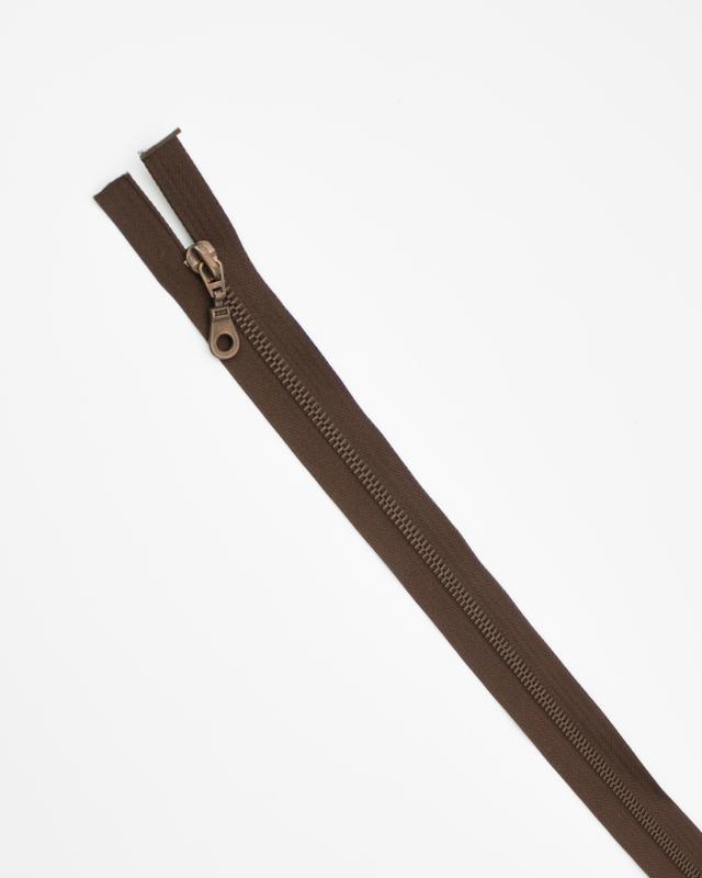 Separable metal zip Prym Z19 40cm Dark Brown - Tissushop