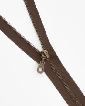 Separable metal zip Prym Z19 60cm Dark Brown - Tissushop