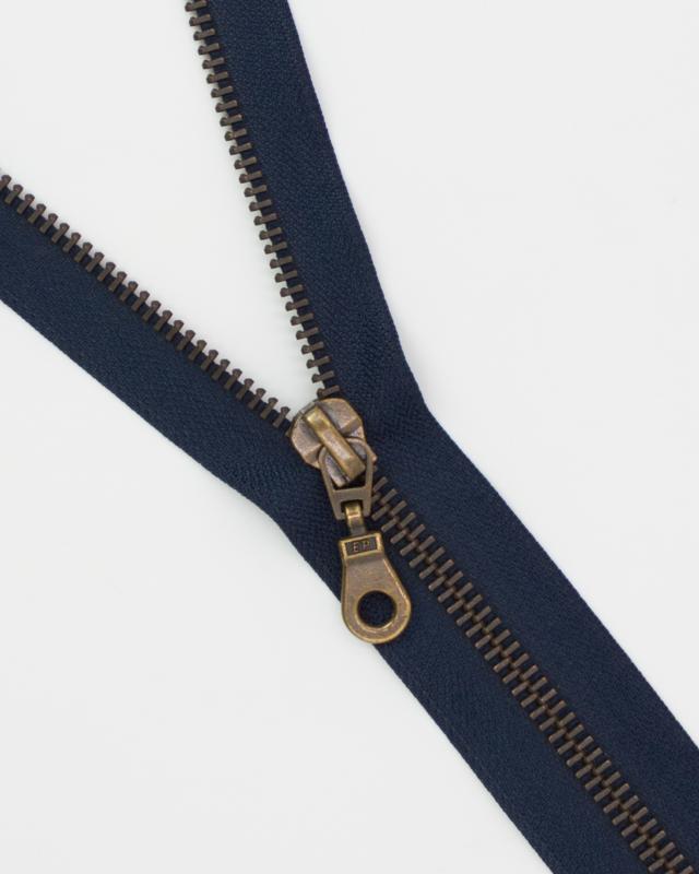 Separable metal zip Prym Z19 75cm Navy Blue - Tissushop