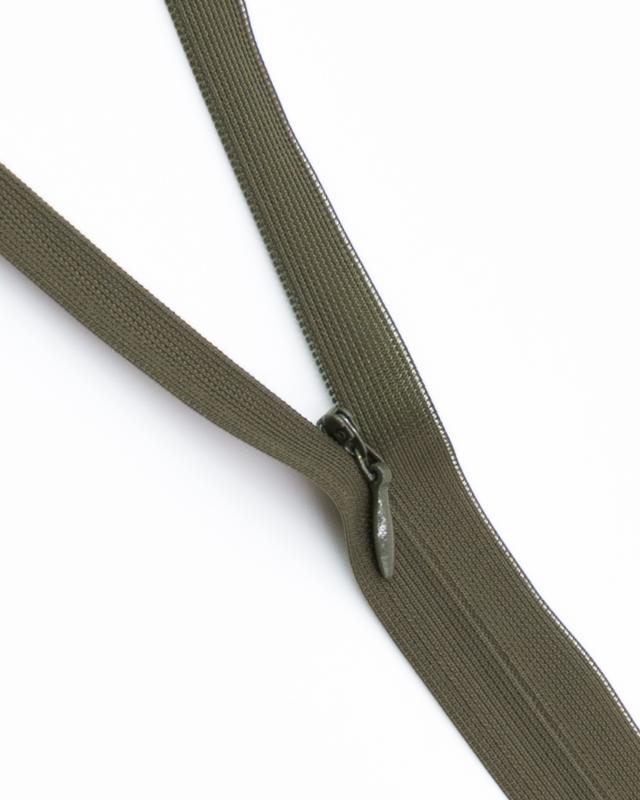 Invisible inseparable zip Prym Z41 22cm Khaki - Tissushop