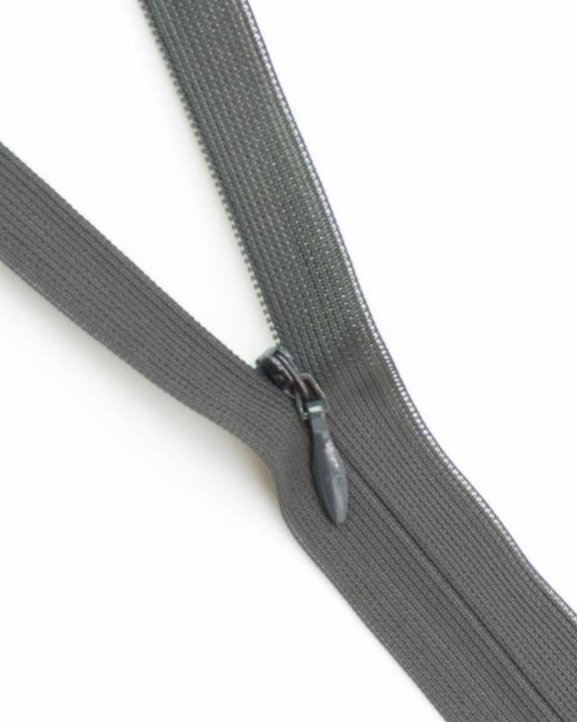 Fermeture éclair inséparable invisible Prym Z41 40cm Gris Anthracite - Tissushop