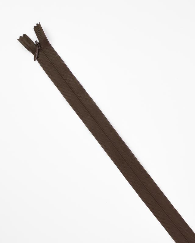 Invisible inseparable zip Prym Z41 60cm Dark Brown - Tissushop