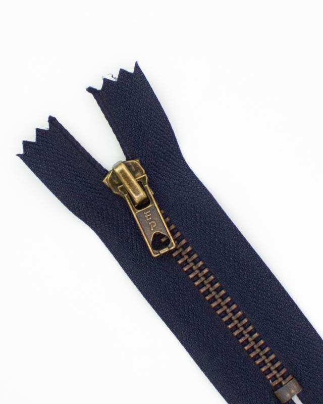 Prym Z14 inseparable metal zip fastener 12cm Navy Blue - Tissushop
