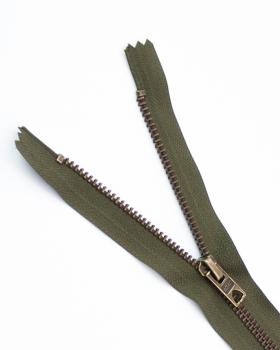 Prym Z14 inseparable metal zip fastener 12cm Khaki - Tissushop