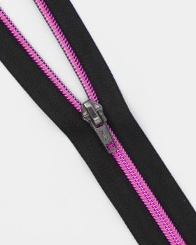 Prym Z91 inseparable two-colour zip fastener 15cm Fluorescent Pink - Tissushop