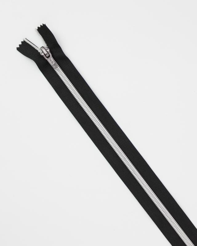 Prym Z91 inseparable two-colour zip fastener 30cm Silver - Tissushop