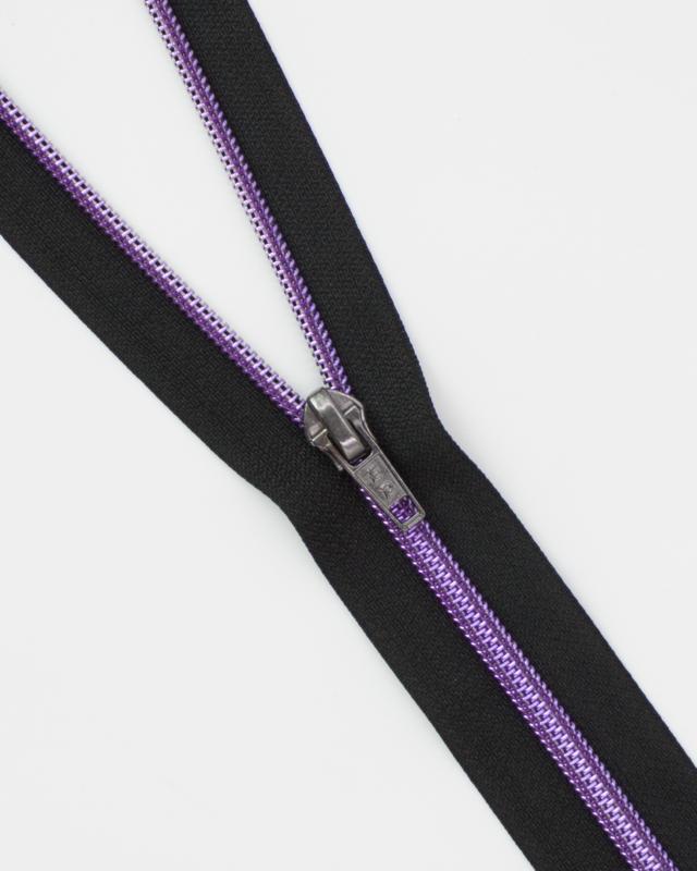 Prym Z92 separable two-colour zip fastener 40cm Purple - Tissushop