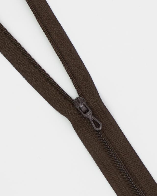 Prym Z51 inseparable zip 60cm Dark Brown - Tissushop