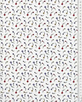 Cotton poplin kites White - Tissushop