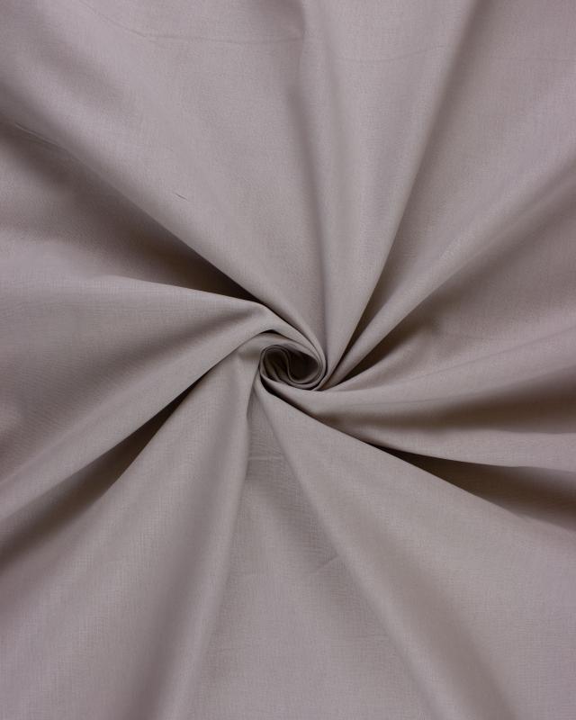 Organic cotton poplin Beige - Tissushop