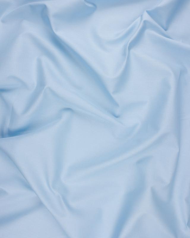 Organic cotton poplin Light Blue - Tissushop