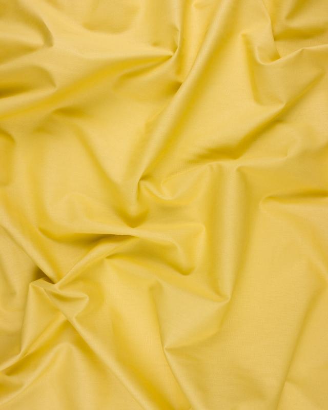 Organic cotton poplin Yellow - Tissushop