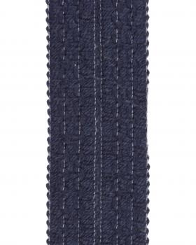 Stripe Braid 30mm Navy Blue - Tissushop