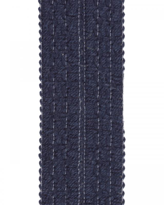 Stripe Braid 30mm Navy Blue - Tissushop