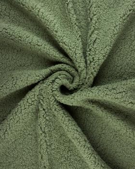 Fourrure Sherpa Kaki - Tissushop