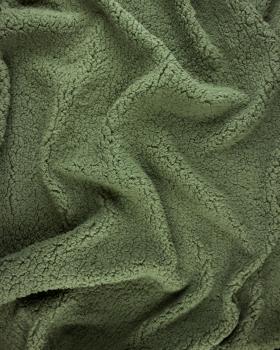 Fourrure Sherpa Kaki - Tissushop
