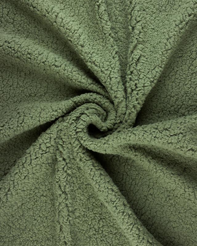 Fourrure Sherpa Kaki - Tissushop