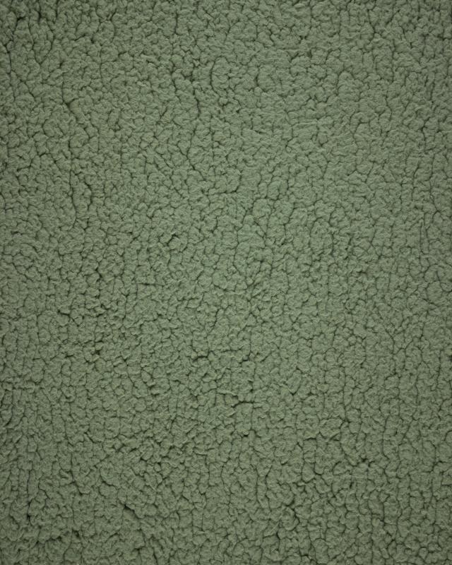 Fourrure Sherpa Kaki - Tissushop