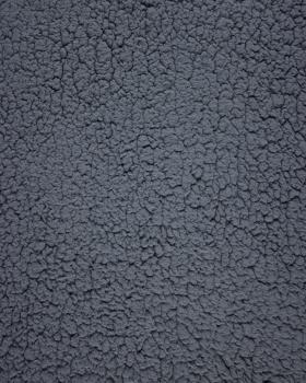 Fourrure Sherpa Gris Anthracite - Tissushop